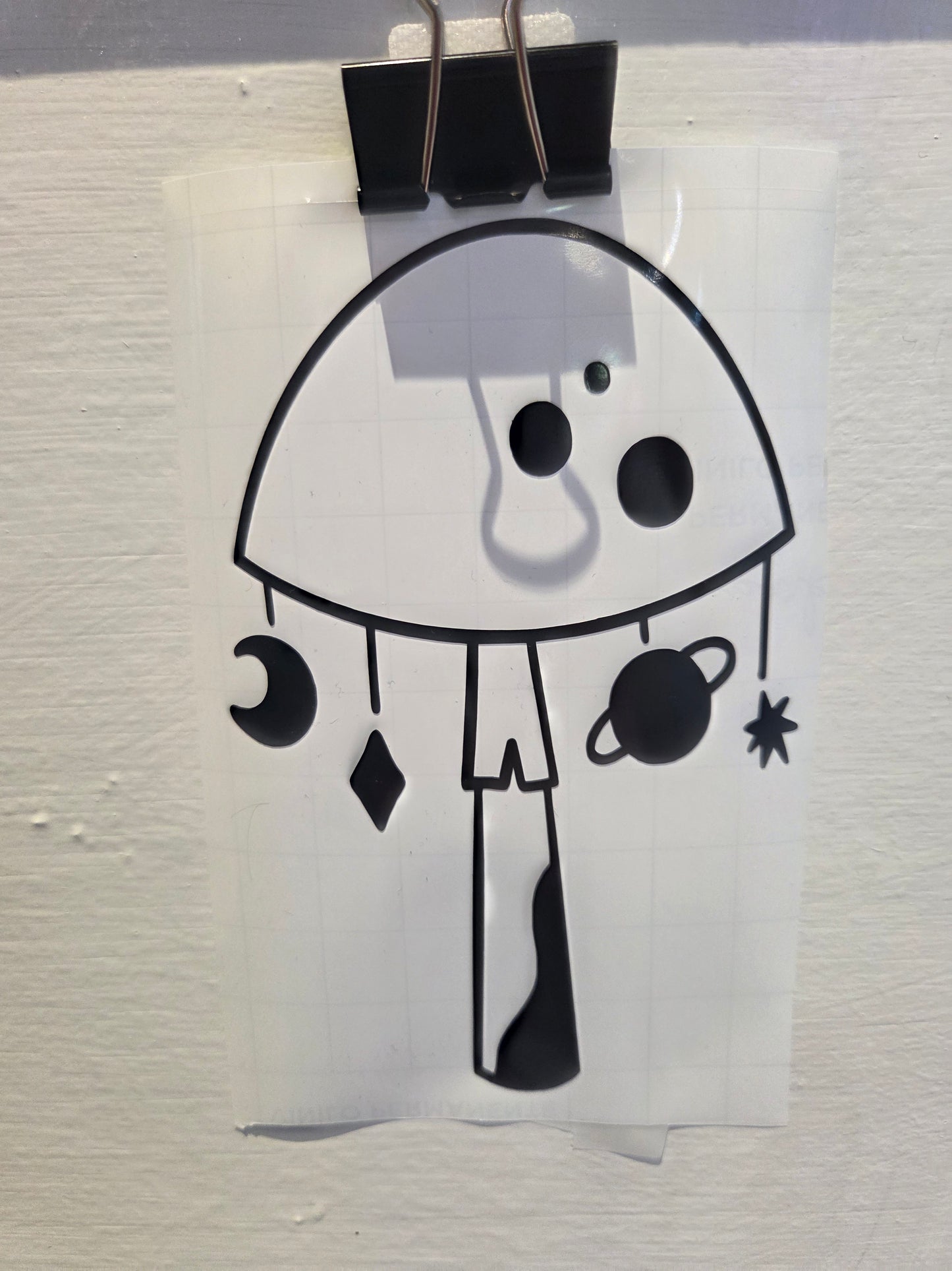 Vinyl Decal Cosmic Mushroom