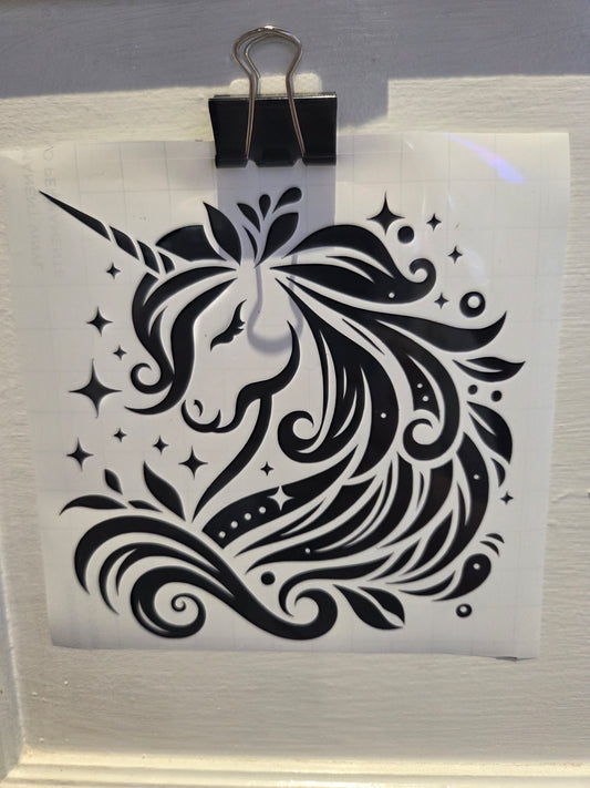 Unicorn Vinyl Decal