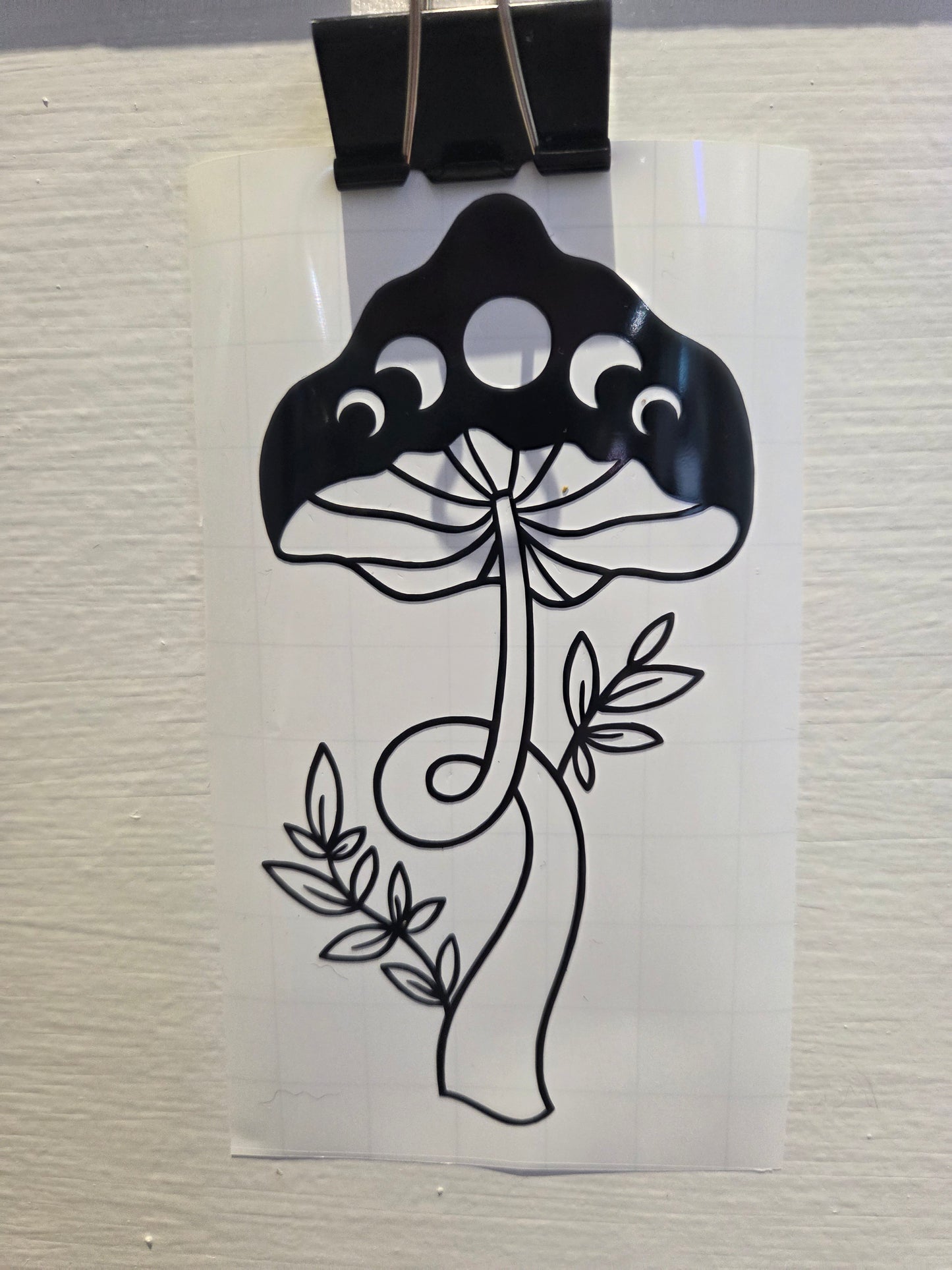Vinyl Decal Mushroom Moon