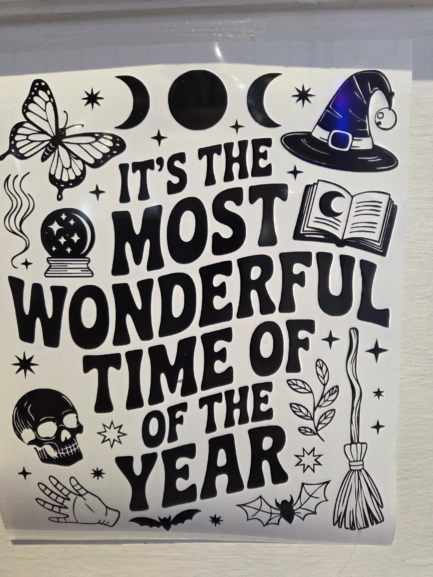 Halloween Vinyl Decal - Most Wonderful Time of Year