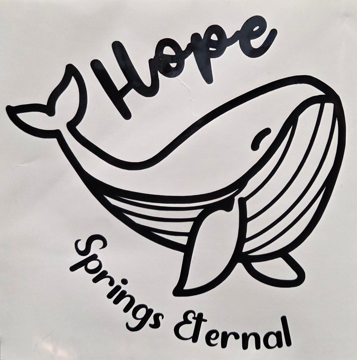 Hope Springs Eternal Memorial Decal