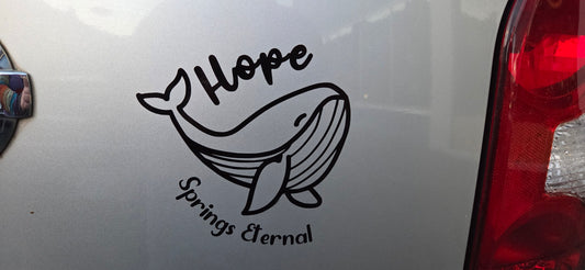 Hope Springs Eternal Memorial Decal