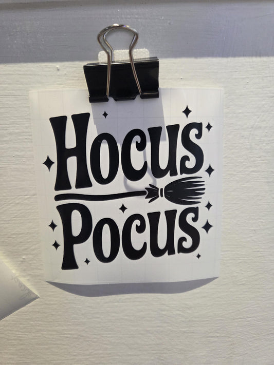 Vinyl Witch Decal - Hocus Pocus