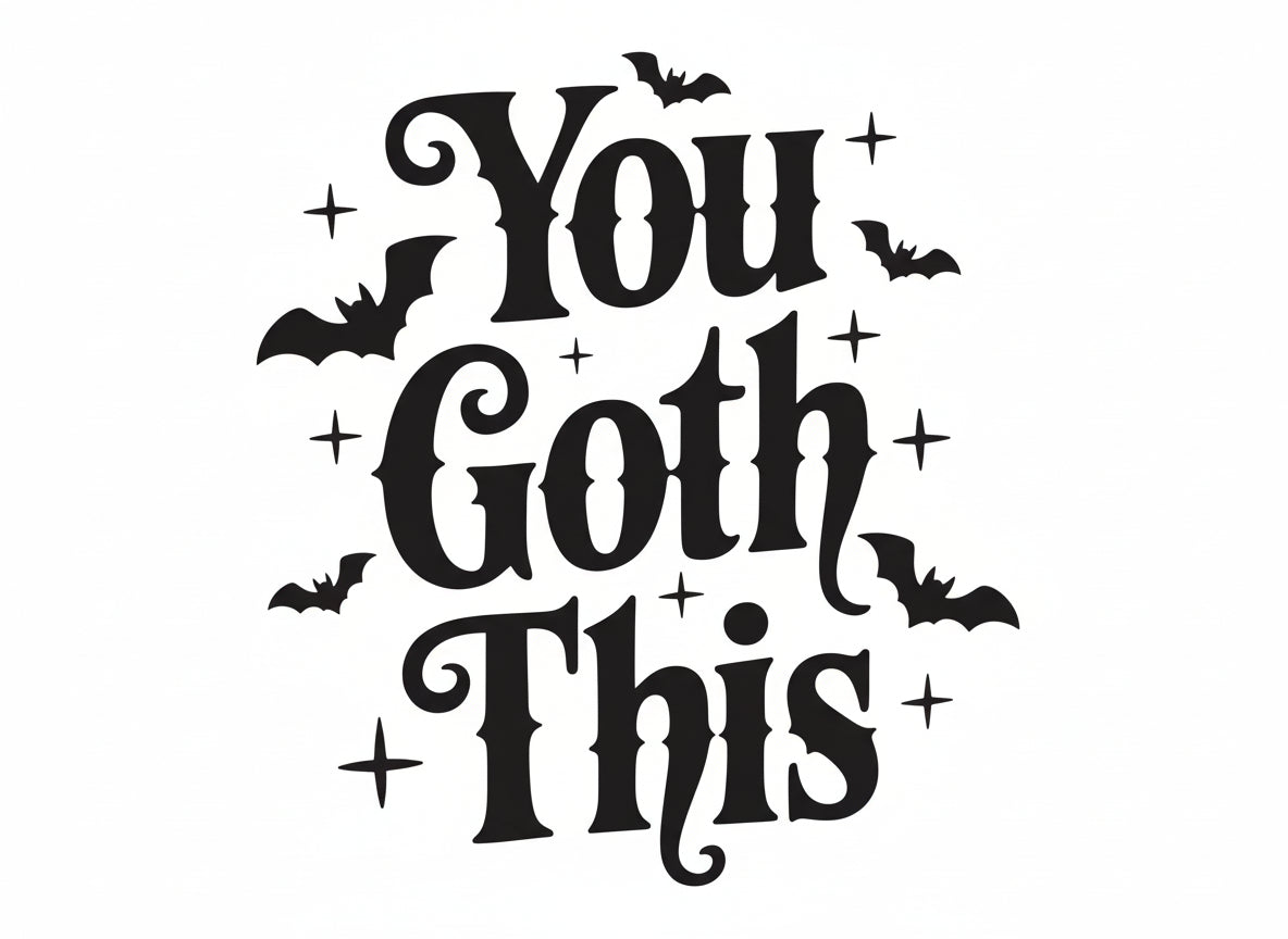 Vinyl Witch Decal - You Goth This