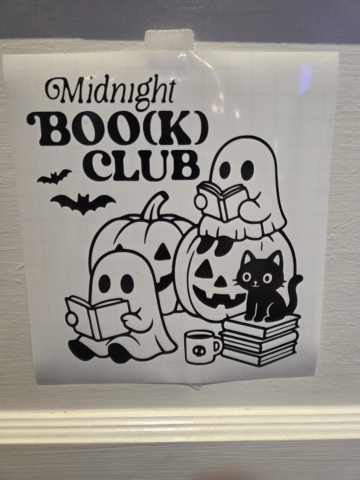 Ghost Vinyl Decal - Midnight Book Club