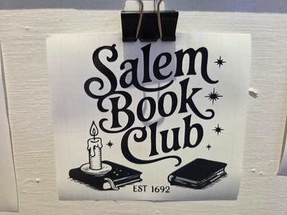 Vinyl Witch Decal - Salem Book Club