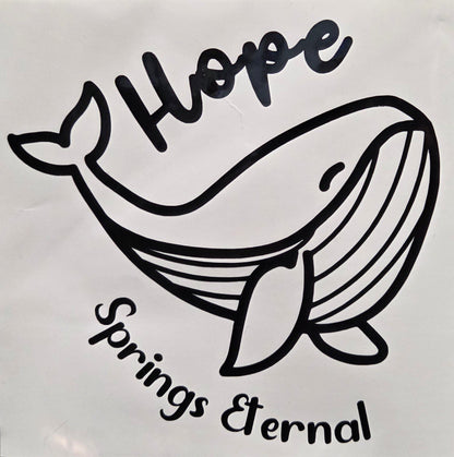 Hope Springs Eternal Memorial Decal