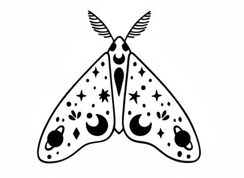 Moth Vinyl Decal