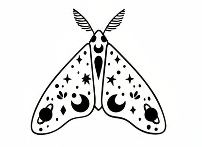 Moth Vinyl Decal