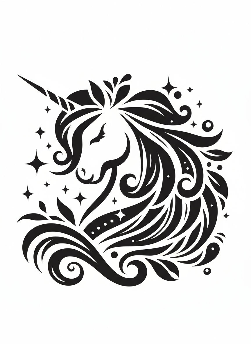 Unicorn Vinyl Decal