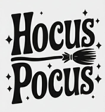 Vinyl Witch Decal - Hocus Pocus