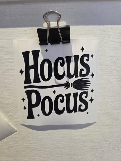Vinyl Witch Decal - Hocus Pocus