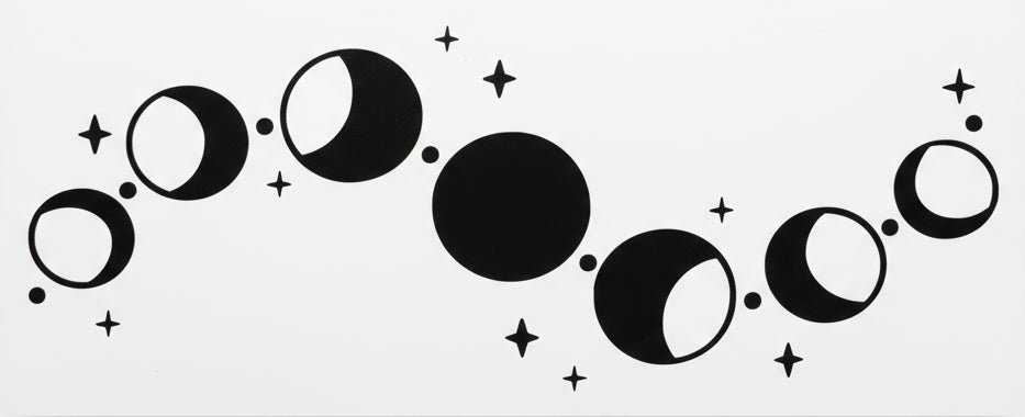 Vinyl Moon Phase Decal