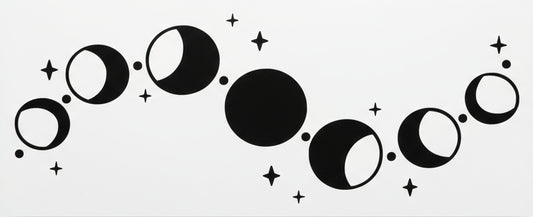 Vinyl Moon Phase Decal