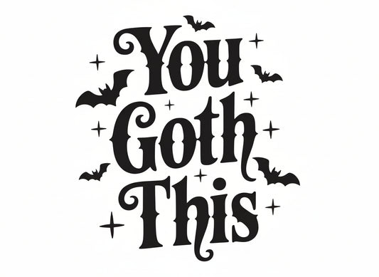 Vinyl Witch Decal - You Goth This