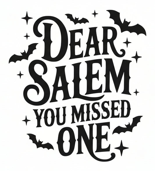 Vinyl Witch Decal - Dear Salem