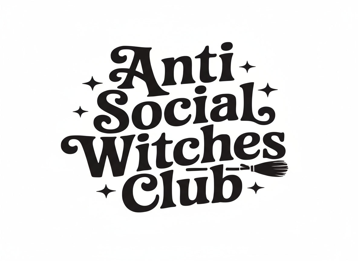 Vinyl Witch Decal - Anti-social Witches Club