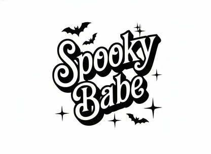 Vinyl Witch Decal - Spooky Babe