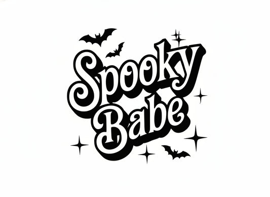 Vinyl Witch Decal - Spooky Babe