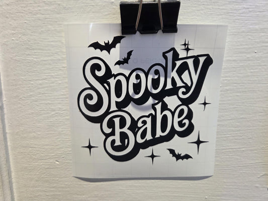 Vinyl Witch Decal - Spooky Babe