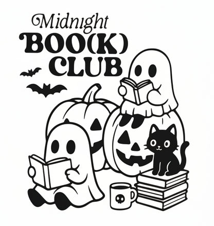 Ghost Vinyl Decal - Midnight Book Club